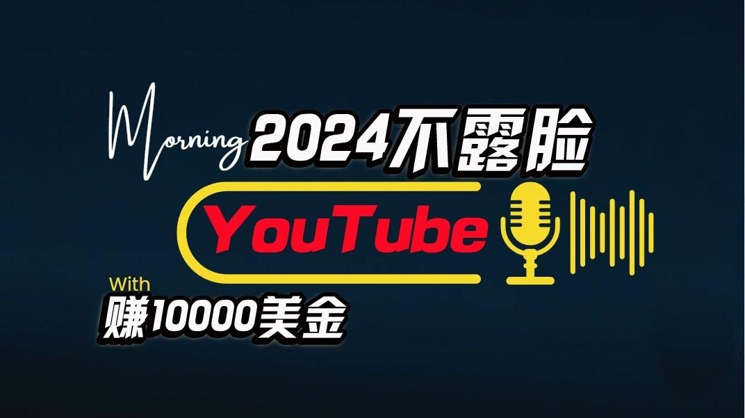 AI做不露脸YouTube赚$10000/月，傻瓜式操作，小白可做，简单粗暴-云创网